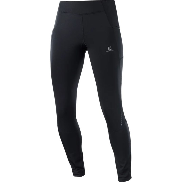 Salomon Cross Run 28'' Women's Running Tights Black | CA 65M79